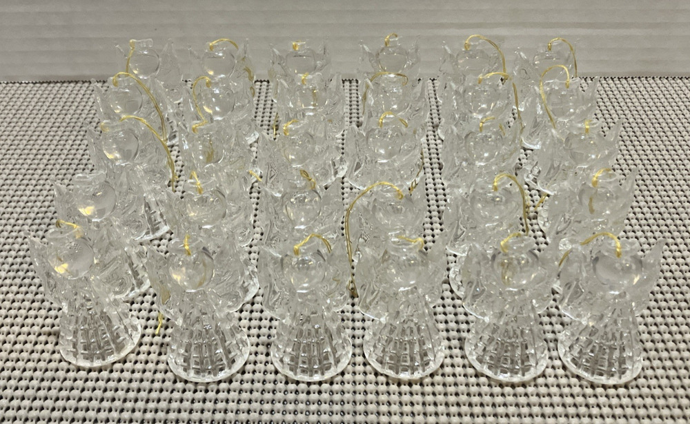 Silvestri Angel Clear Light Cover Set of 30 1980's Christmas Light Covers Only